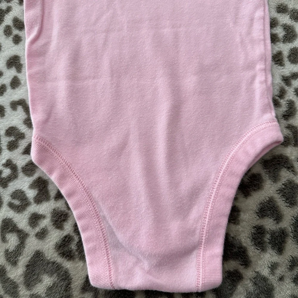 2006 Old Navy Daddy’s Little Sparkler Short Sleeve Bodysuit Onesie Pink 6-12 mo